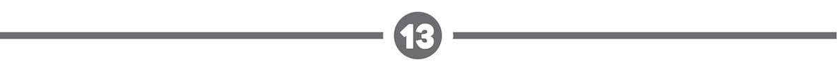 A dividing line with a '14' in the middle.